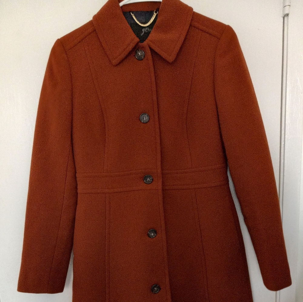 J Crew  Wool top coat